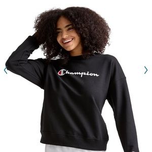 Women's Champion Powerblend Fleece Boyfriend Sweatshirt